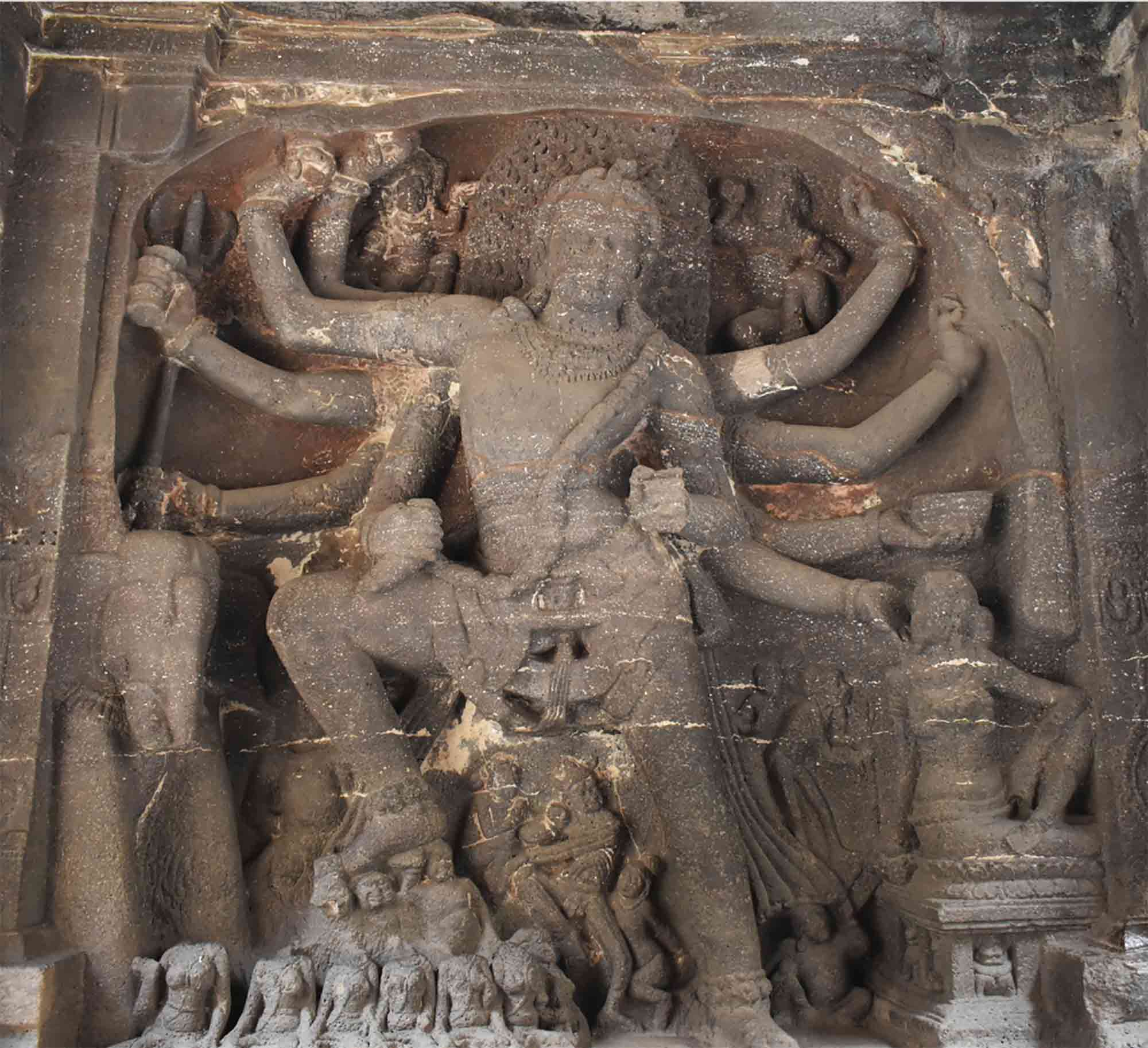 Shiva Sculptures of Kailash Temple, Ellora